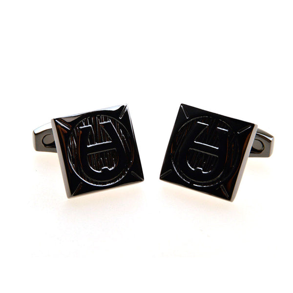 Cartoon Anime Plain Colour Metal Cufflinks