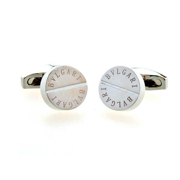 Enamel Dropping Glue Cufflinks