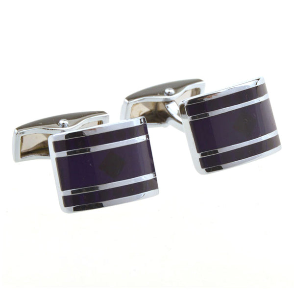 Enamel Dropping Glue Cufflinks