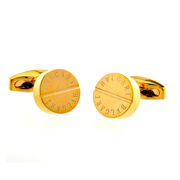 Enamel Dropping Glue Cufflinks