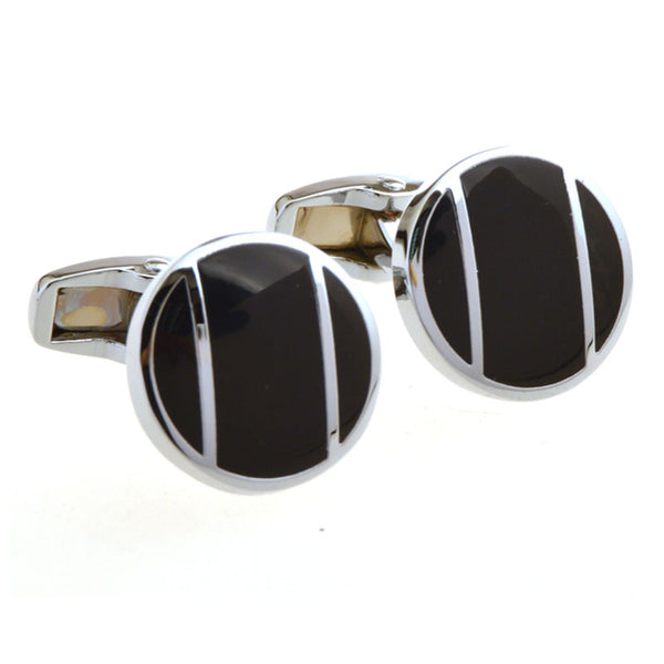 Enamel Dropping Glue Cufflinks