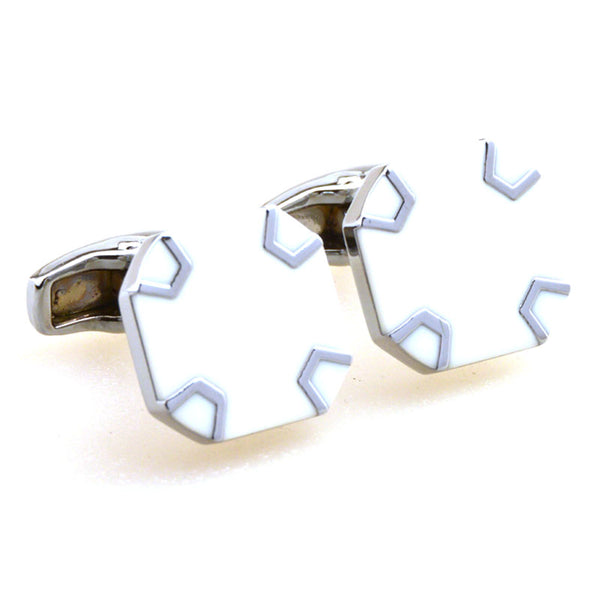 Enamel Dropping Glue Cufflinks