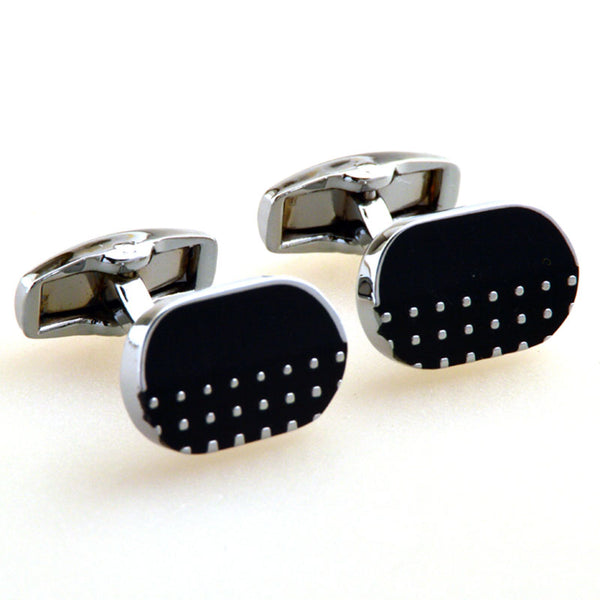 Enamel Dropping Glue Cufflinks