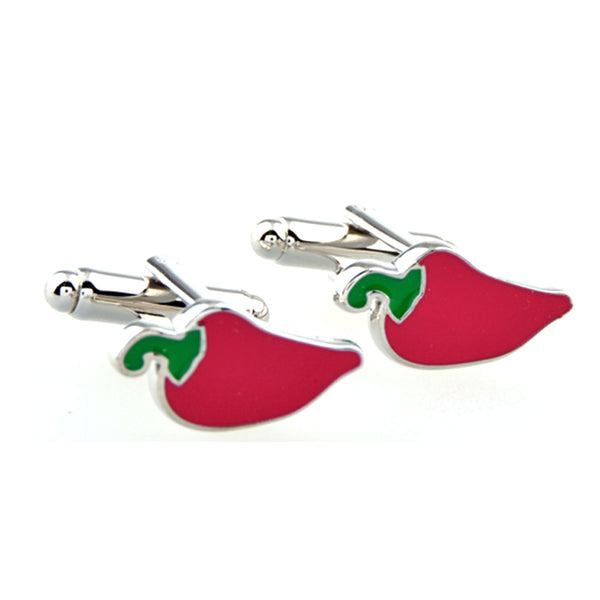 Vegetable Fruit Enamel Dropping Glue Cufflinks