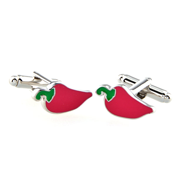 Vegetable Fruit Enamel Dropping Glue Cufflinks