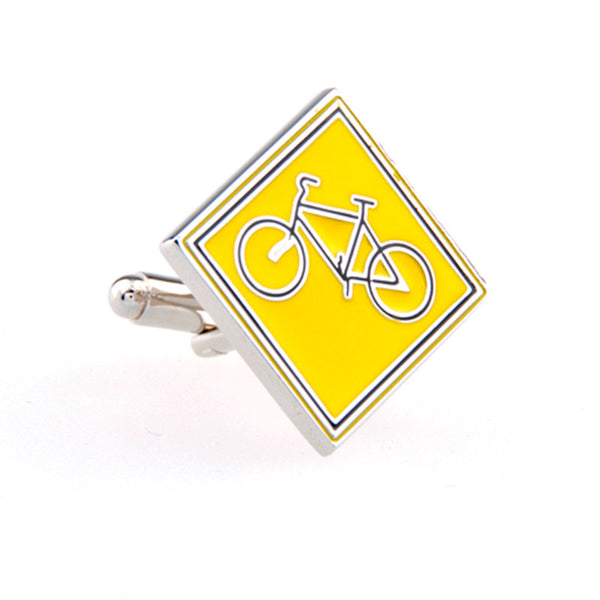 Car Logo Traffic Enamel Dropping Glue Cufflinks