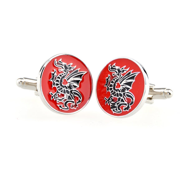 Animals Plants Enamel Dropping Glue Cufflinks