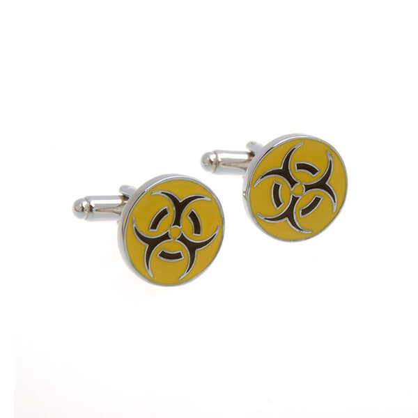 Enamel Dropping Glue Cufflinks