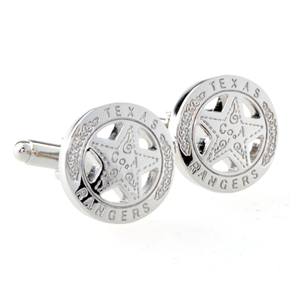 Plain Colour Metal Cufflinks