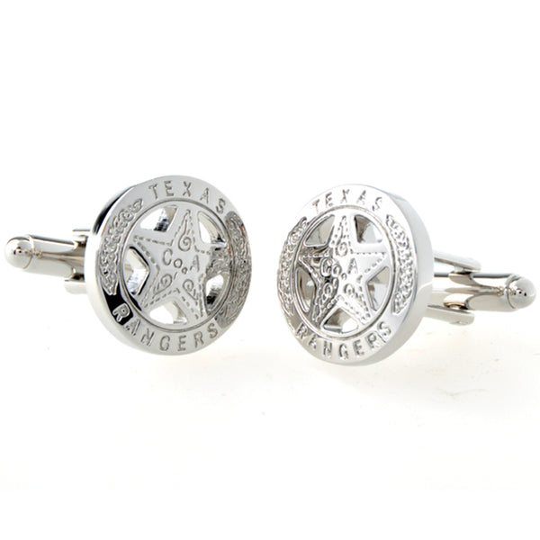 Plain Colour Metal Cufflinks