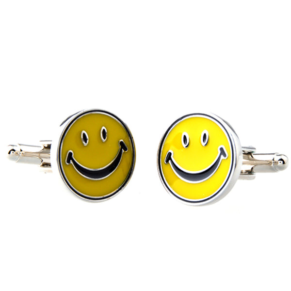 Cartoon Anime Enamel Dropping Glue Cufflinks