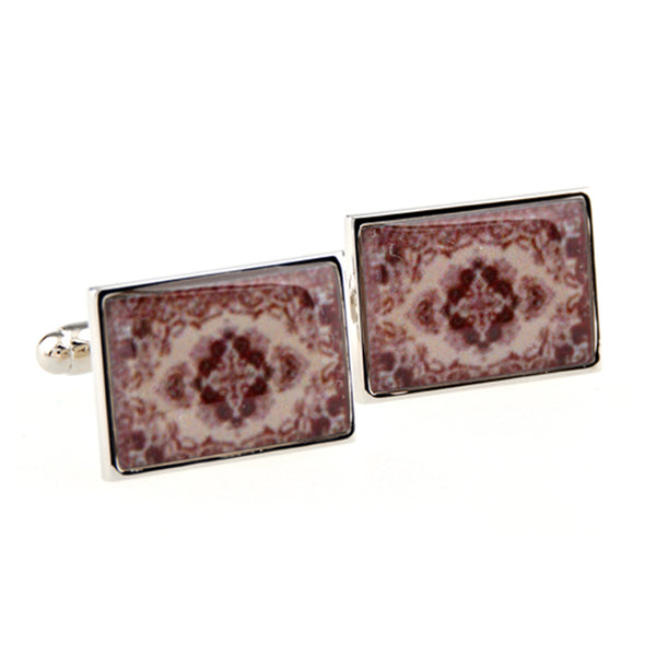 Enamel Dropping Glue Cufflinks