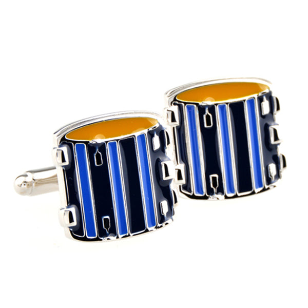 Enamel Dropping Glue Cufflinks