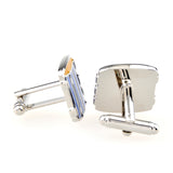 Enamel Dropping Glue Cufflinks