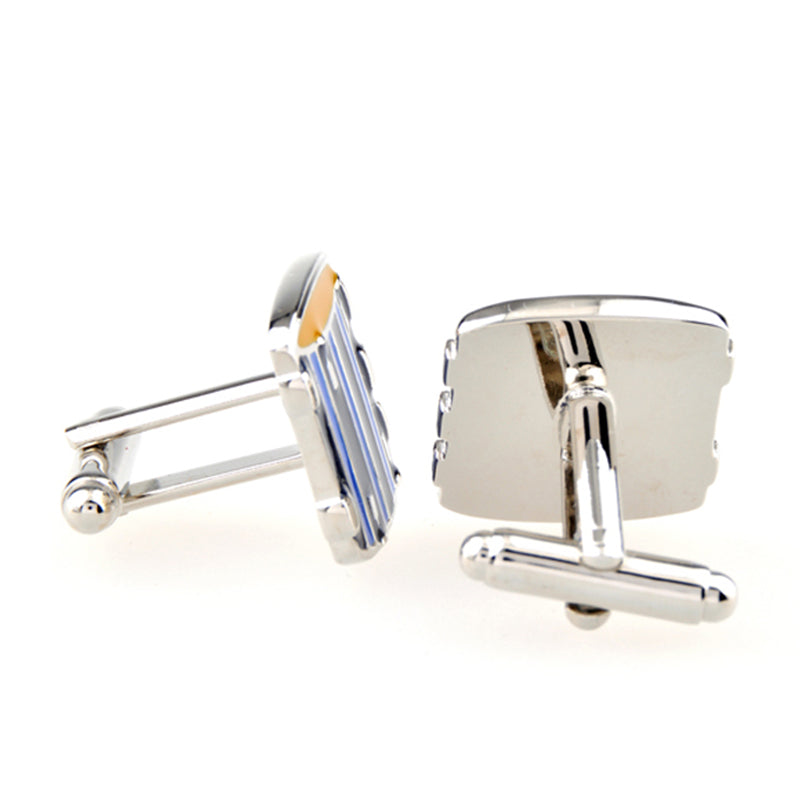 Enamel Dropping Glue Cufflinks