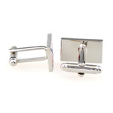 Enamel Dropping Glue Cufflinks