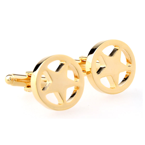 Plain Colour Metal Cufflinks