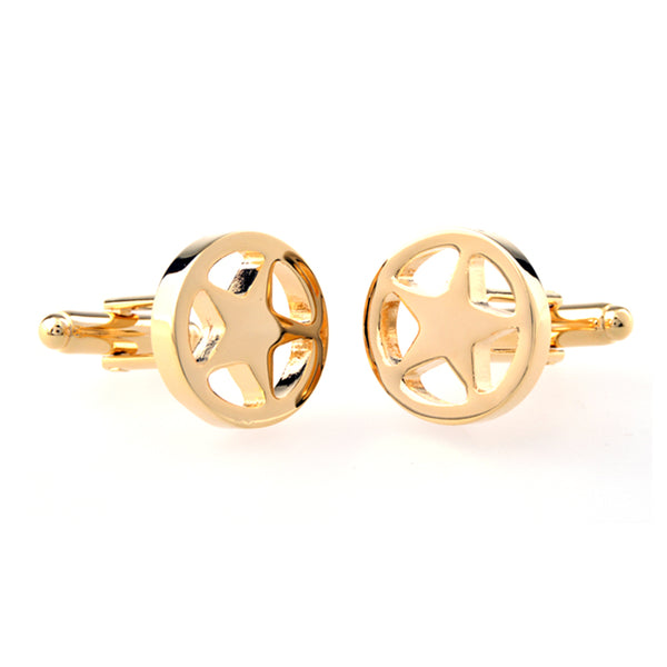 Plain Colour Metal Cufflinks