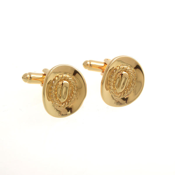 Plain Colour Metal Cufflinks