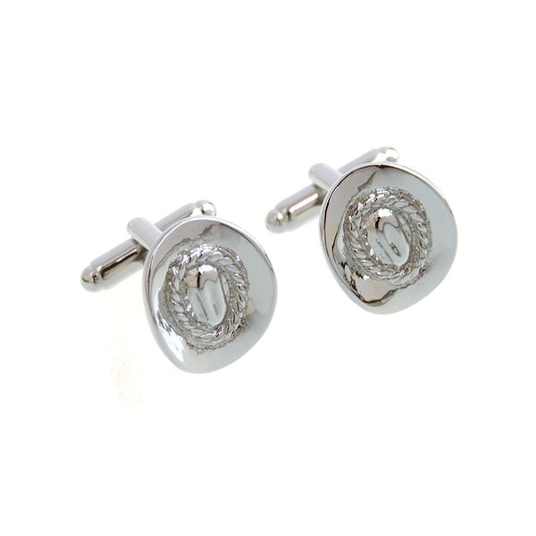 Plain Colour Metal Cufflinks