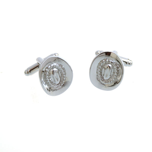 Plain Colour Metal Cufflinks