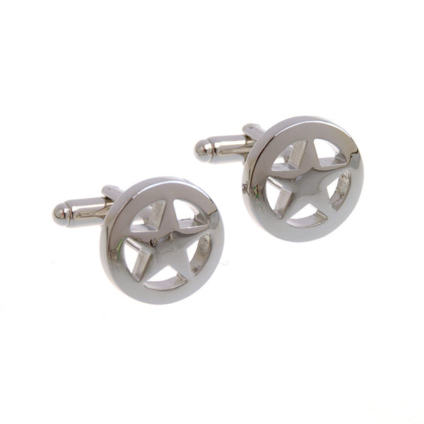 Plain Colour Metal Cufflinks