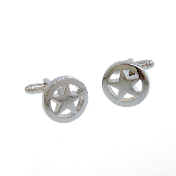 Plain Colour Metal Cufflinks