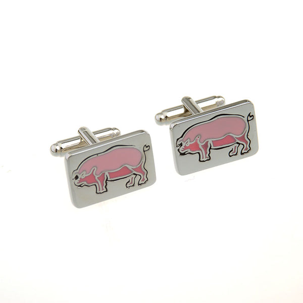 Animals Plants Enamel Dropping Glue Cufflinks