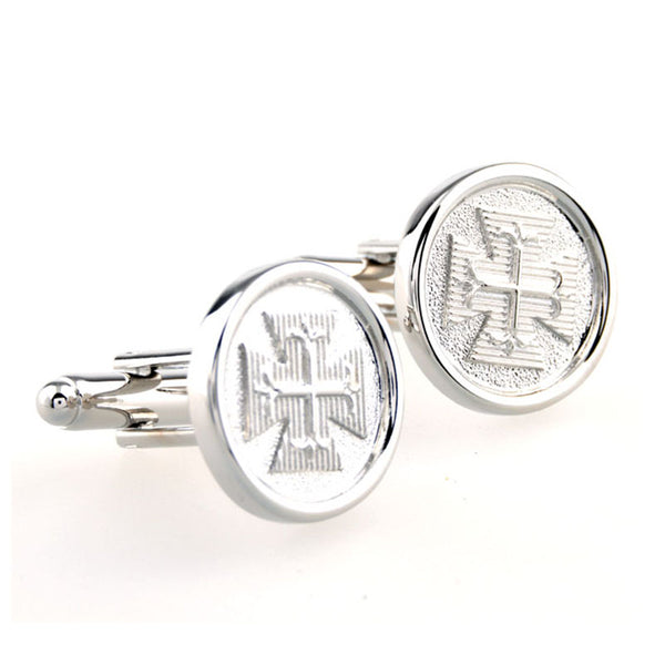 Plain Colour Metal Cufflinks