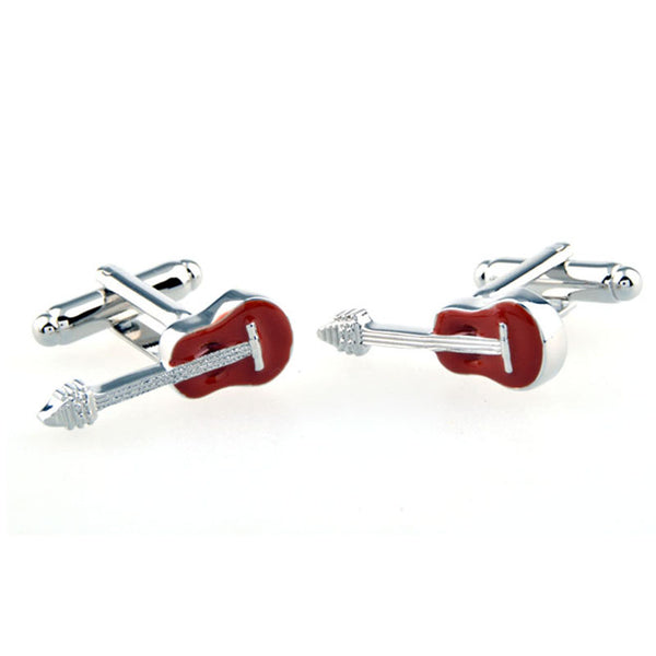 National Flag Music Enamel Dropping Glue Cufflinks