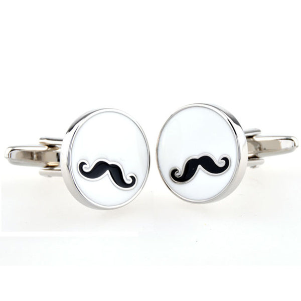 Festivals Wedding Reception Enamel Dropping Glue Cufflinks