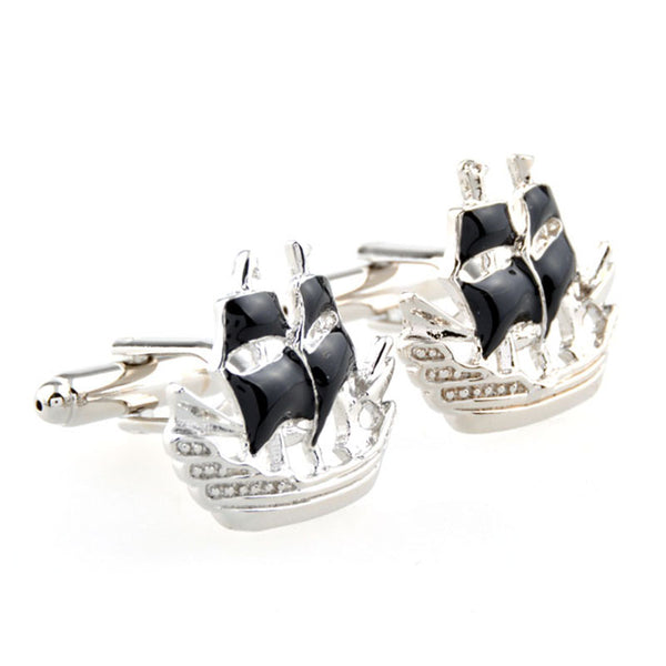 Car Logo Traffic Enamel Dropping Glue Cufflinks