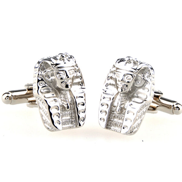 Interesting Skull Plain Colour Metal Cufflinks