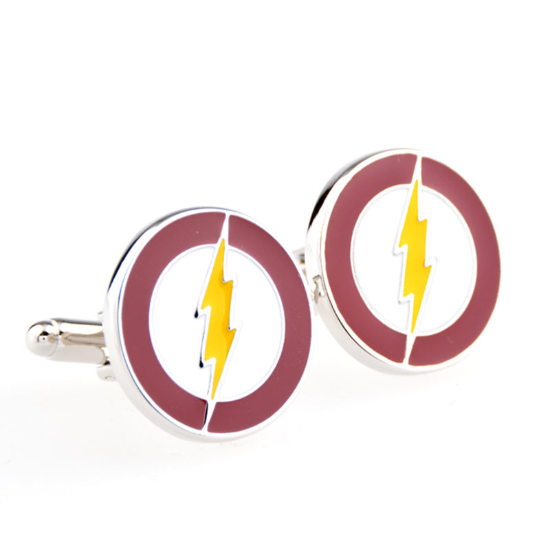 Enamel Dropping Glue Cufflinks