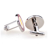 Enamel Dropping Glue Cufflinks