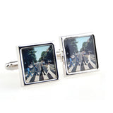 Enamel Dropping Glue Cufflinks