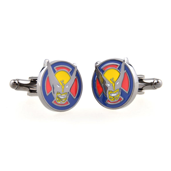 Movies Gambling Enamel Dropping Glue Cufflinks