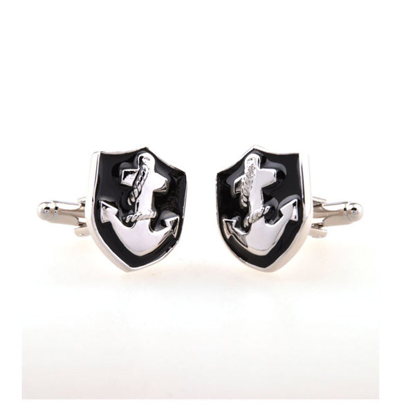 Enamel Dropping Glue Cufflinks