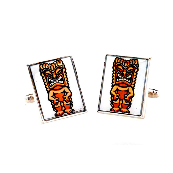 Movies Gambling Enamel Dropping Glue Cufflinks