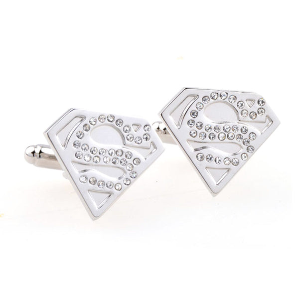 Movies Gambling Crystal Zircon Cufflinks