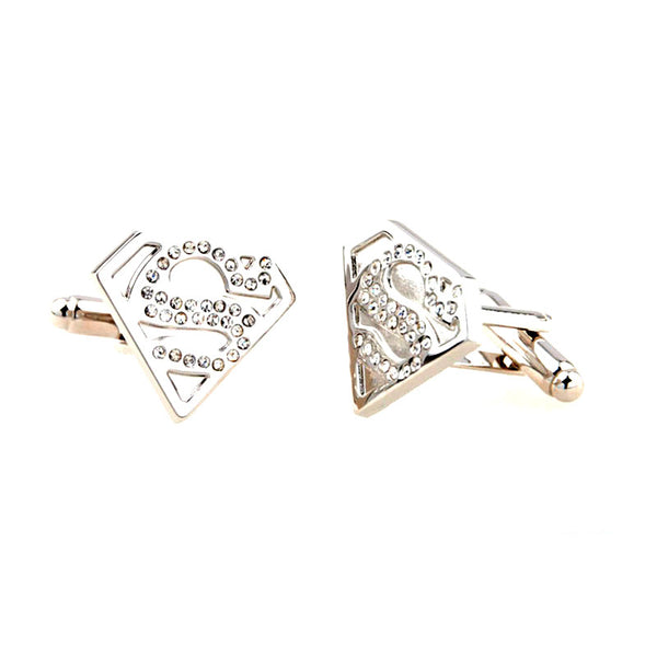 Movies Gambling Crystal Zircon Cufflinks