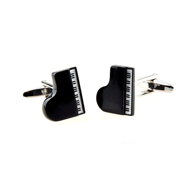 National Flag Music Grease Baking Paint Cufflinks