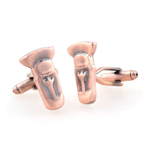 Plain Colour Metal Cufflinks