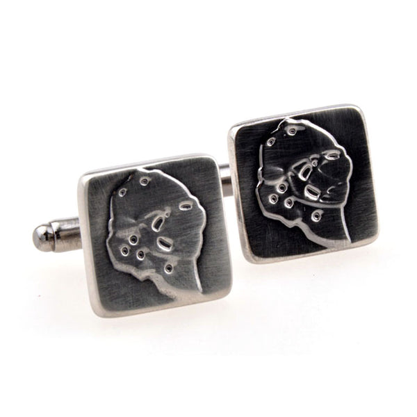 Plain Colour Metal Cufflinks