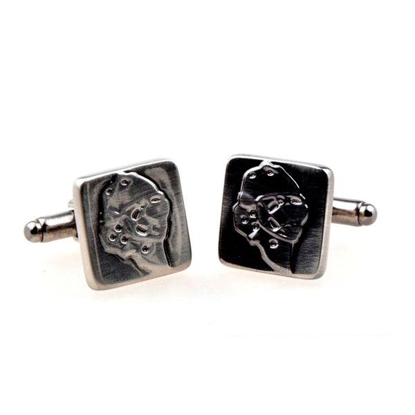 Plain Colour Metal Cufflinks