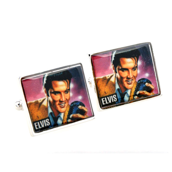 Movies Gambling Enamel Dropping Glue Cufflinks