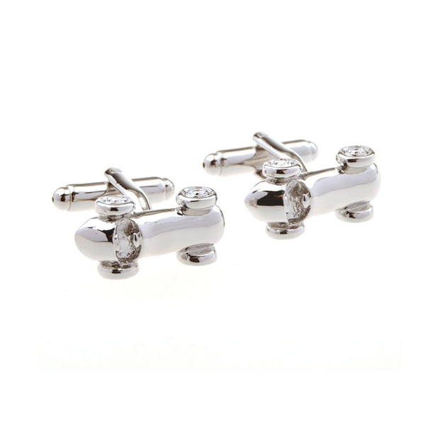 Car Logo Traffic Plain Colour Metal Cufflinks