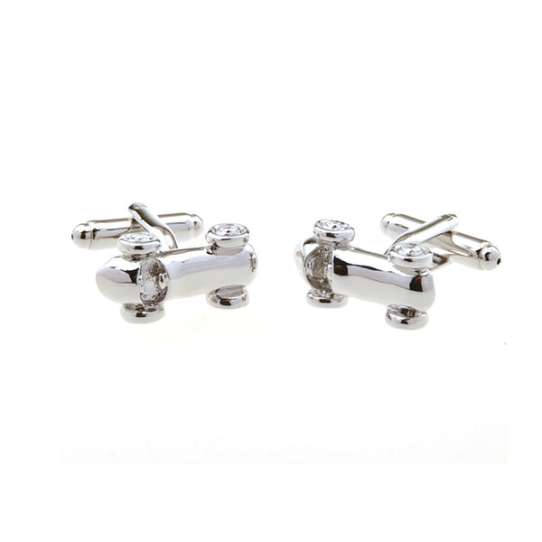 Car Logo Traffic Plain Colour Metal Cufflinks