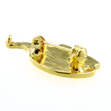 Animals Plants Crystal Zircon Brooch