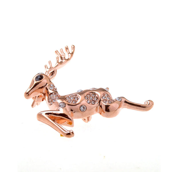 Animals Plants Crystal Zircon Brooch